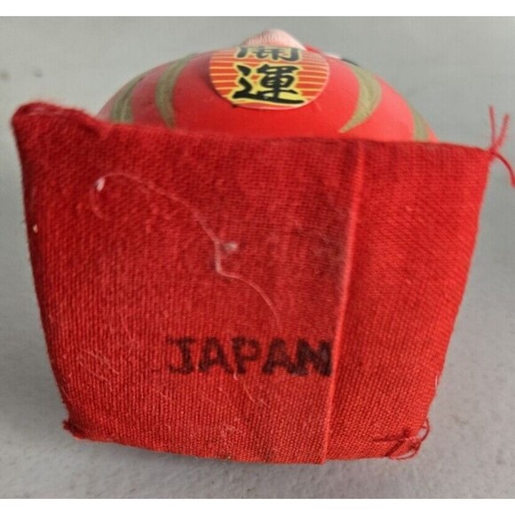 Vintage Japanese Mini Daruma Kokeshi Doll Ornament- hand painted - Picture 3 of 5